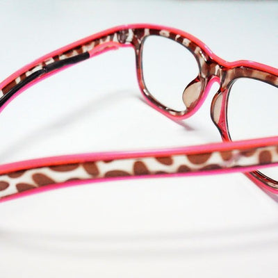 EL Wire Glasses - Leopard Frame
