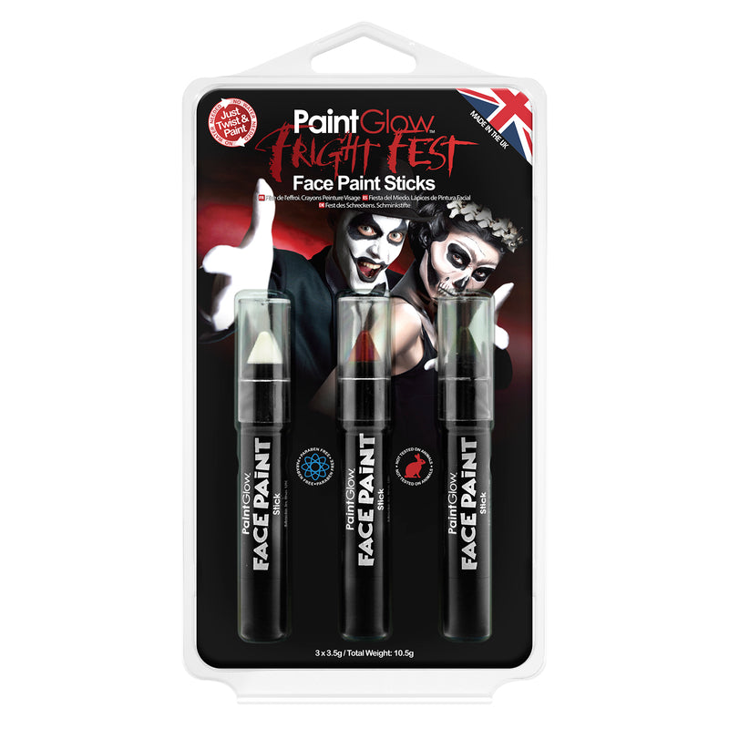 Fright Fest Face Paint Stick Set