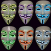 EL Wire Mask - Guy Fawkes Mask