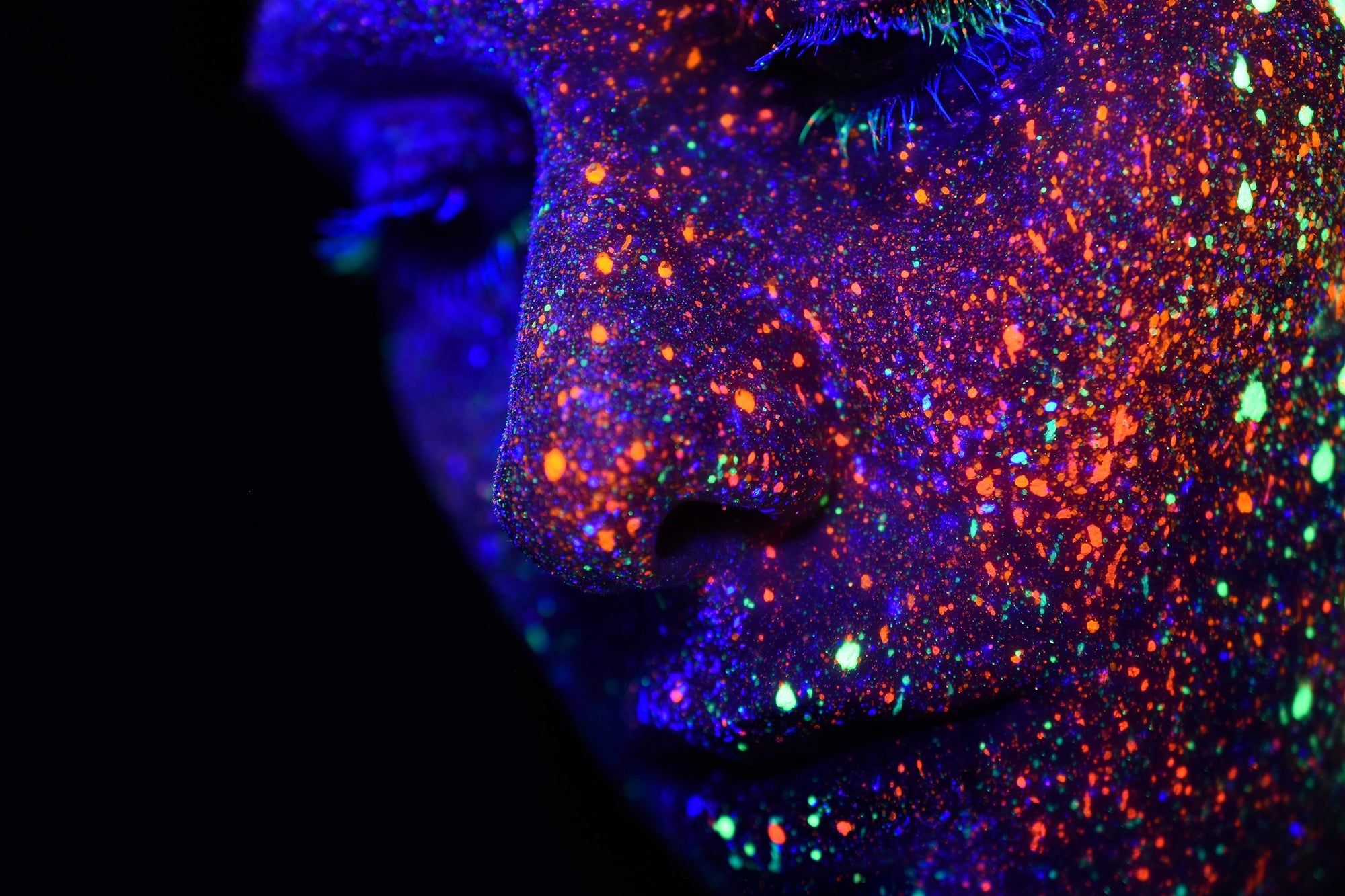 Fluorescent UV Face and Body
