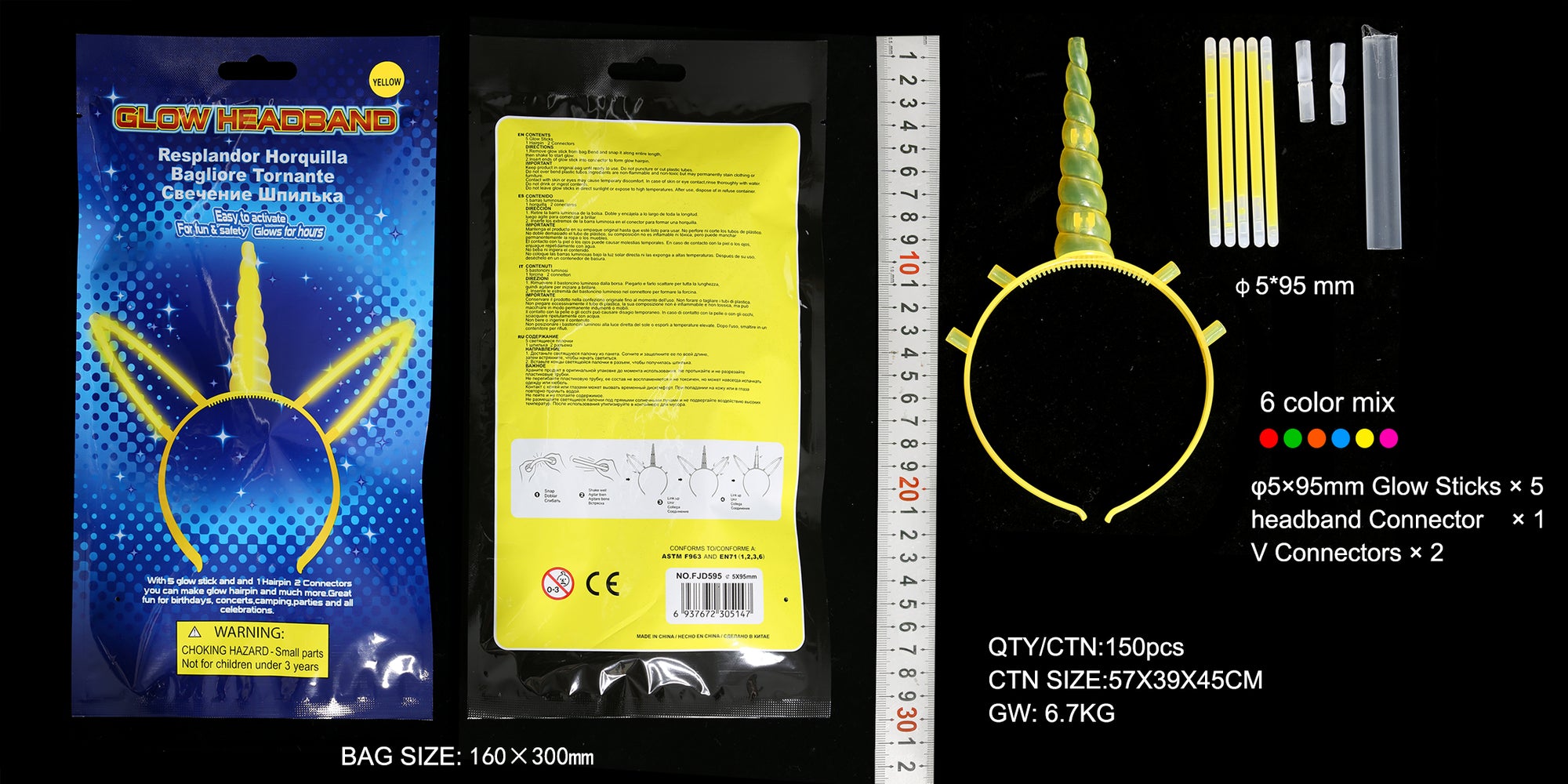 Glow Unicorn Headband