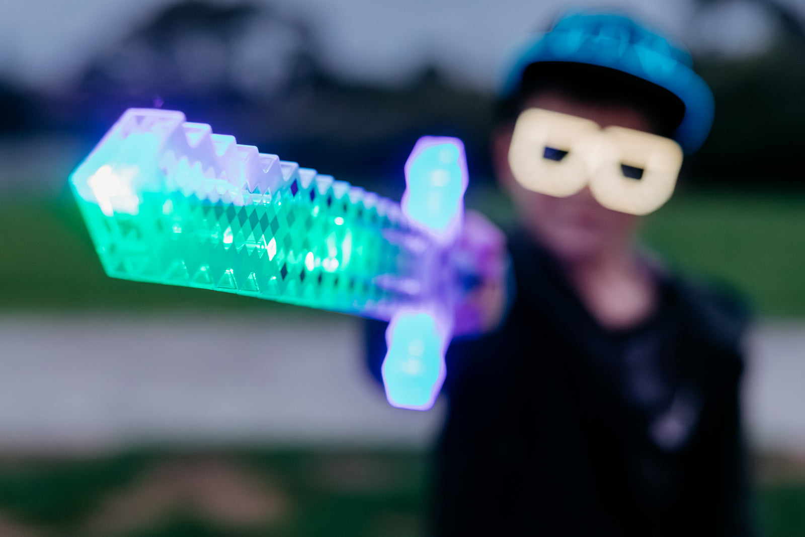 LED Minecraft Crystal Sword