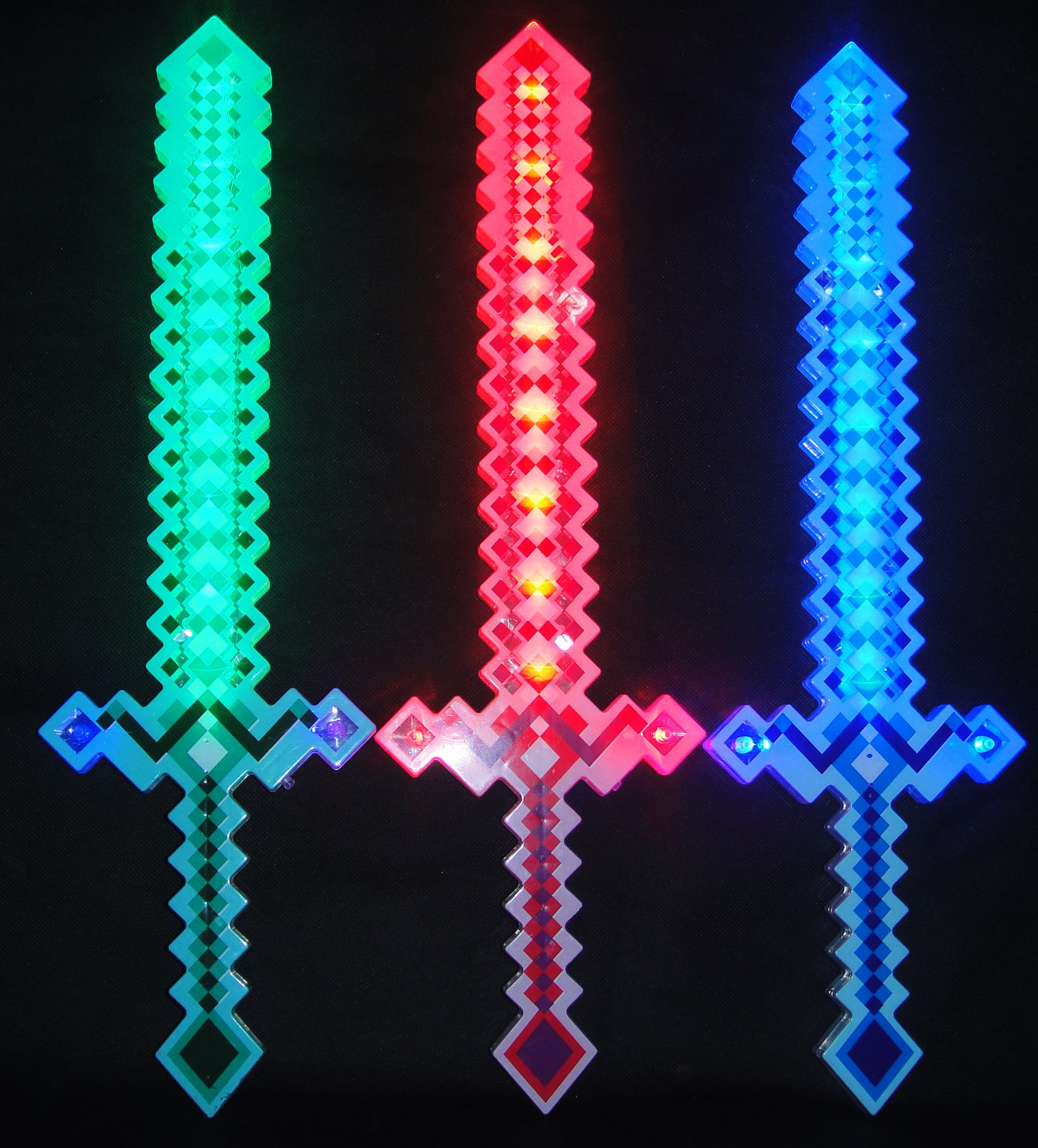 LED Minecraft Crystal Sword