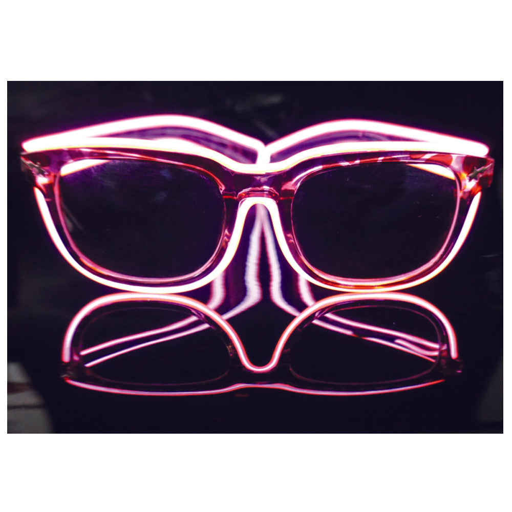 EL Wire Glasses - Leopard Frame