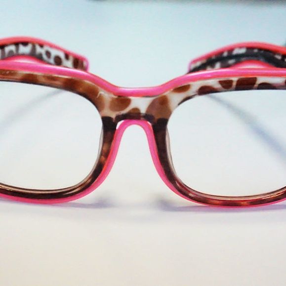 EL Wire Glasses - Leopard Frame