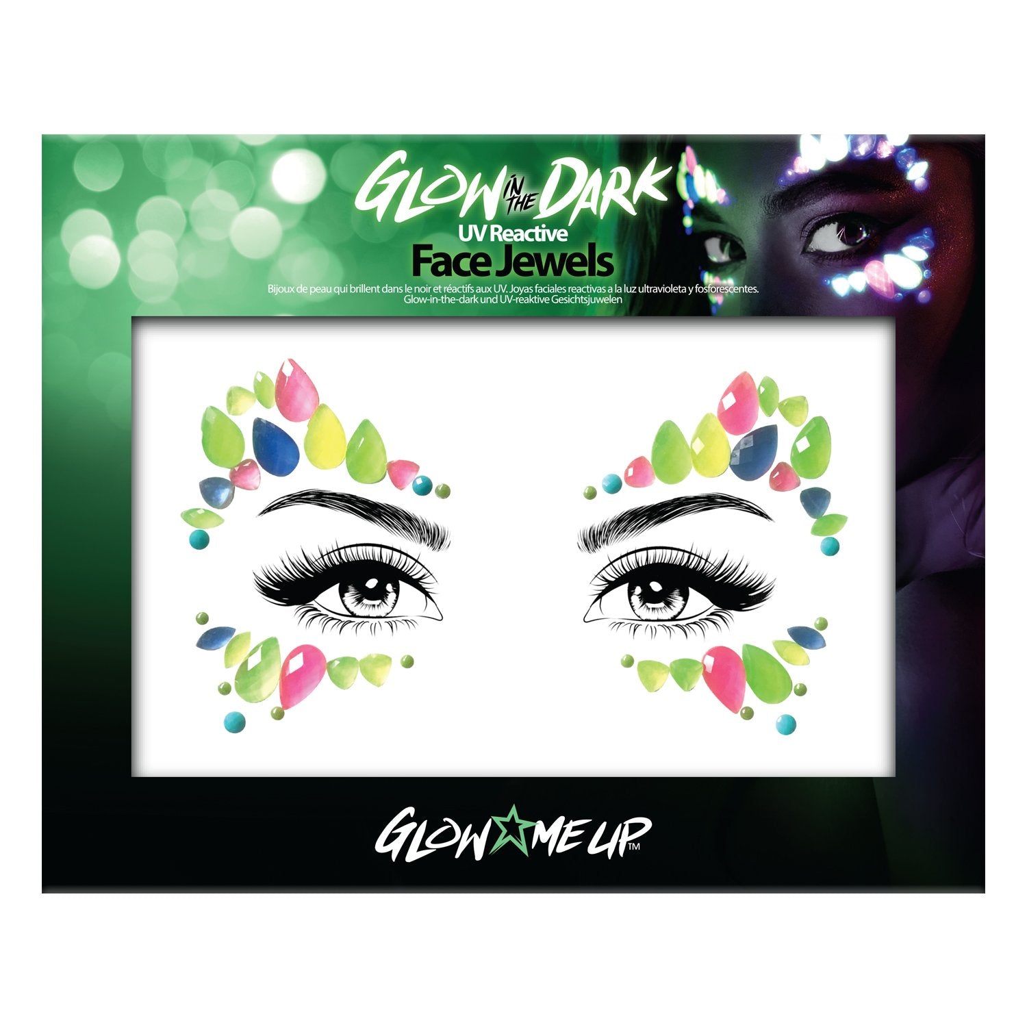 Glow in the Dark Face Jewels