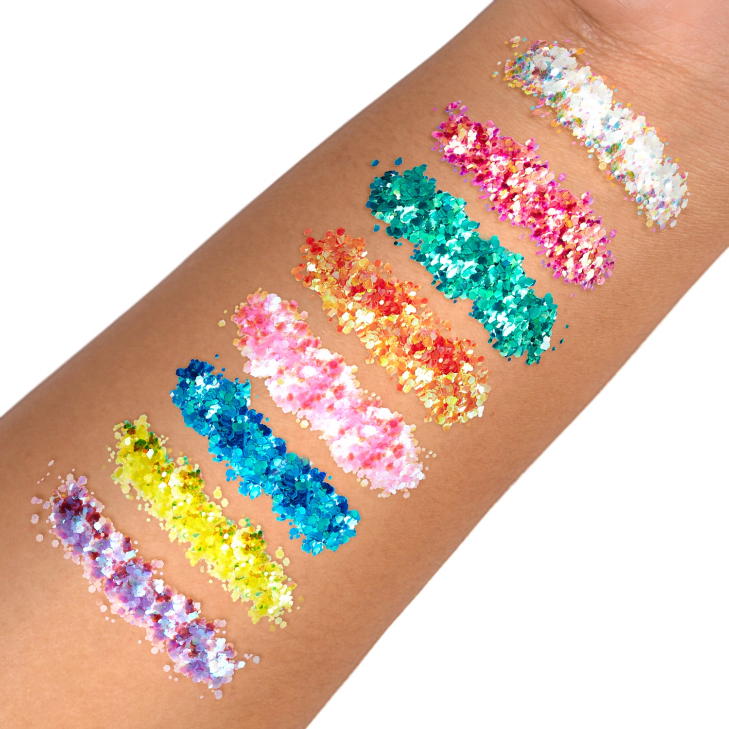 Fantasy Iridescent Chunky Glitter Gels - 12ml