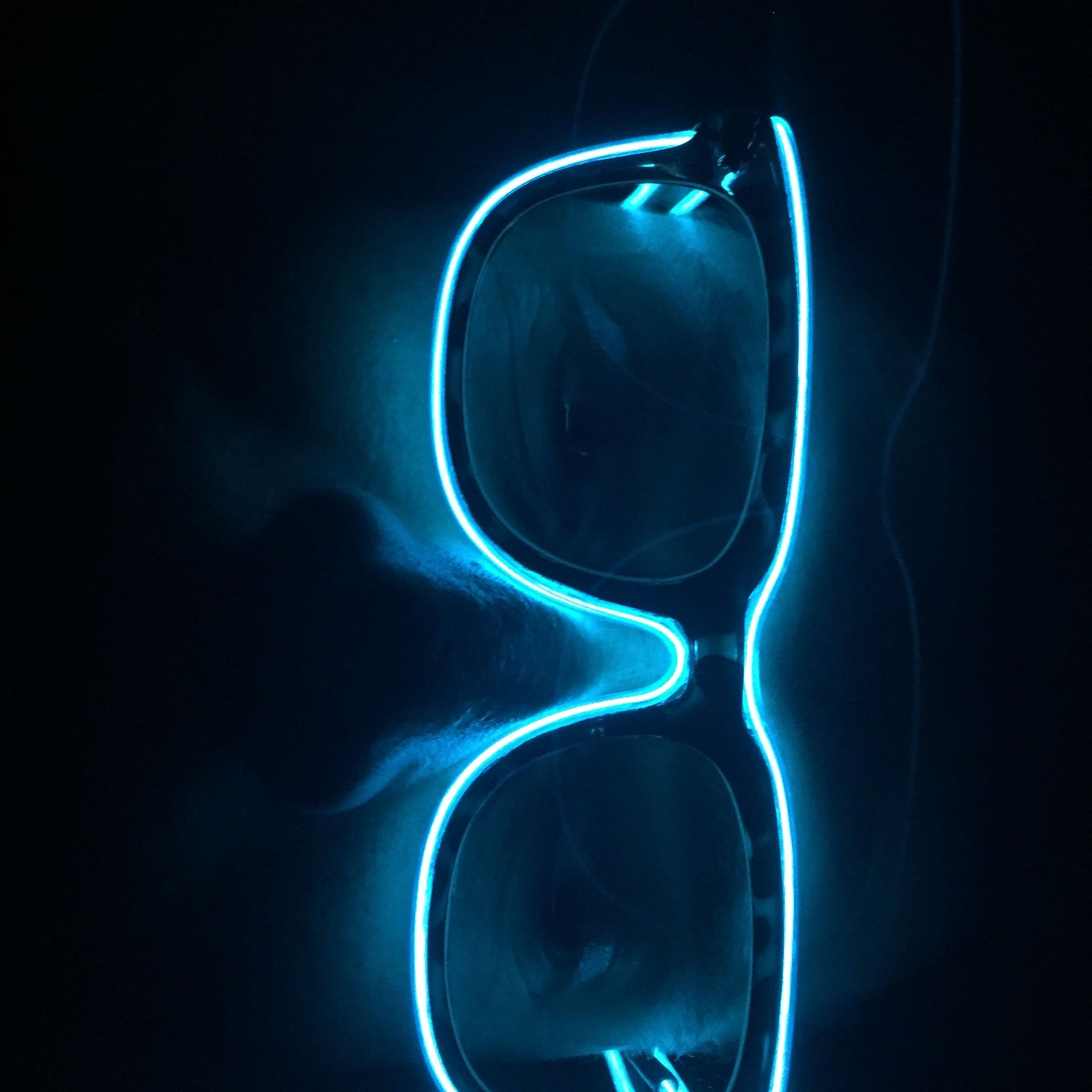 EL Wire Glasses - Leopard Frame