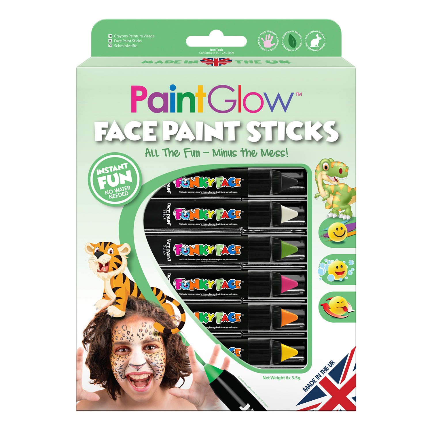 Animal Kingdom Face Paint Sticks, Wholesale Prices