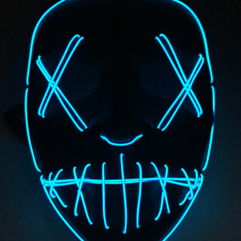 EL Wire Mask - Purge