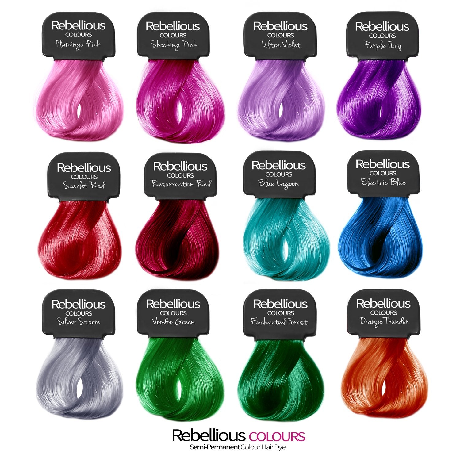 Rebellious Semi-Permanent Hair Dye - 100ml