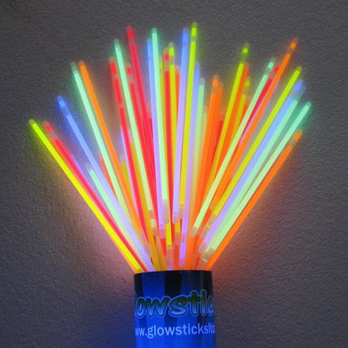 Assorted Bi-Color Glow Bracelets - 50 pack