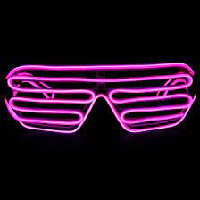 EL Wire Glasses - Shutter Frame