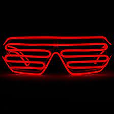 EL Wire Glasses - Shutter Frame